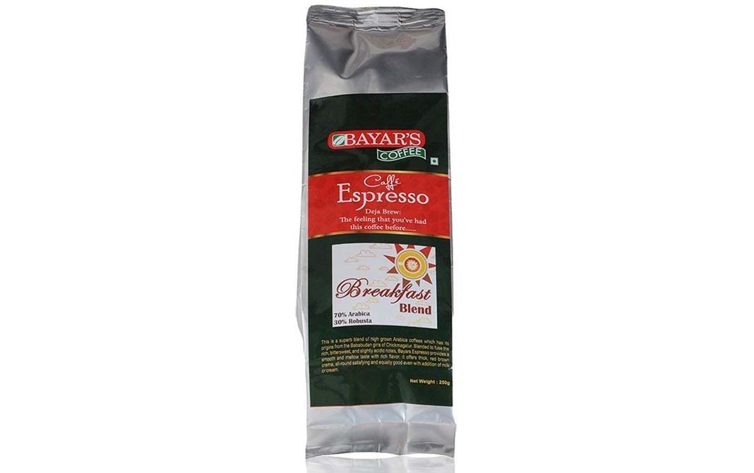 Bayars Coffee Breakfast Blend Coffee    Pack  250 grams